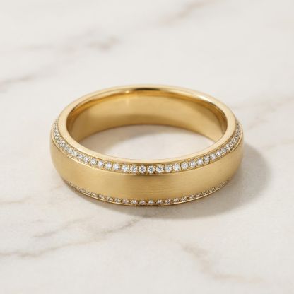 Aurum Vale Arin Men&#039;s Matte Band Luxe