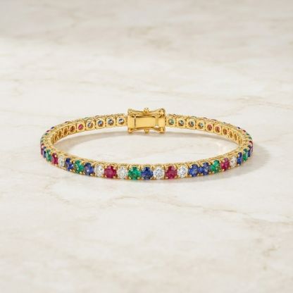Aurum Vale Avni Gemstone Bracelet Atelier front view