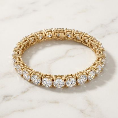 Aurum Vale Kavya Diamond Tennis Bracelet Atelier front view