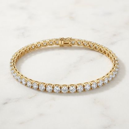 Aurum Vale Kavya Diamond Tennis Bracelet Signature