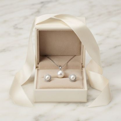 Aurum Vale Pearl Celebration Set gift packaging