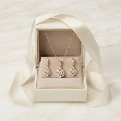 Aurum Vale Rose Gold Ceremony Set gift packaging