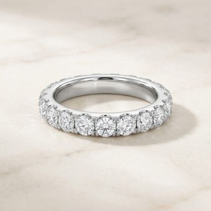 Aurum Vale Ziya Platinum Wedding Band Signature