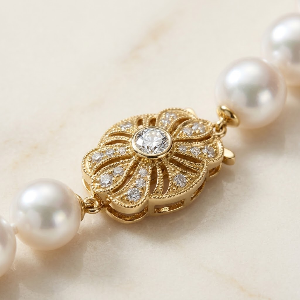 Aurum Vale Aanya Pearl Strand Necklace Atelier