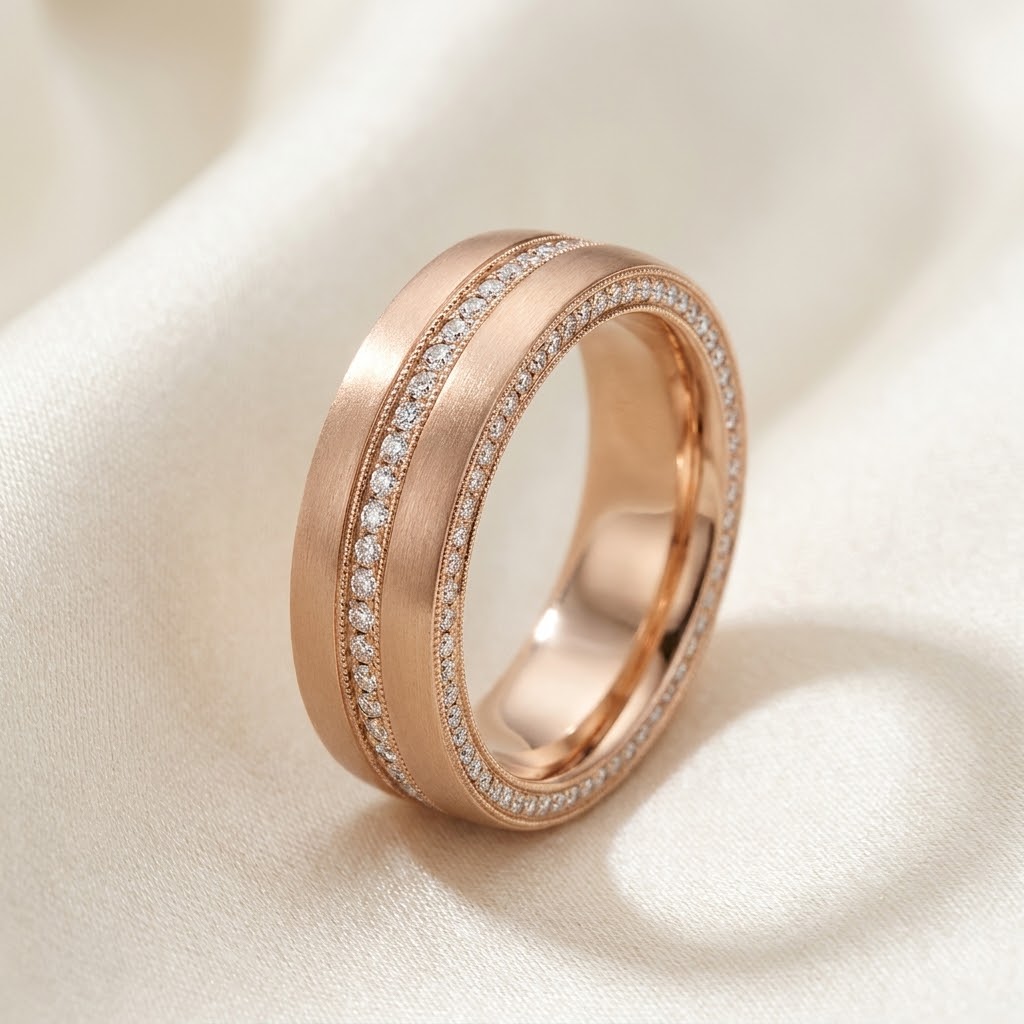 Aurum Vale Arin Men&#039;s Matte Band Atelier