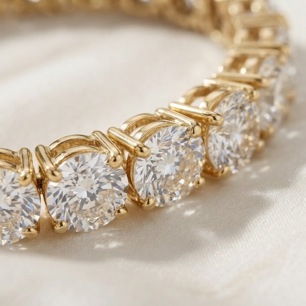Aurum Vale Kavya Diamond Tennis Bracelet Atelier