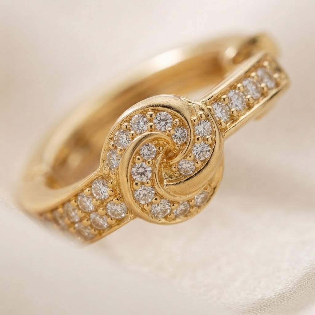 Aurum Vale Nira Gold Hoop Earrings Signature