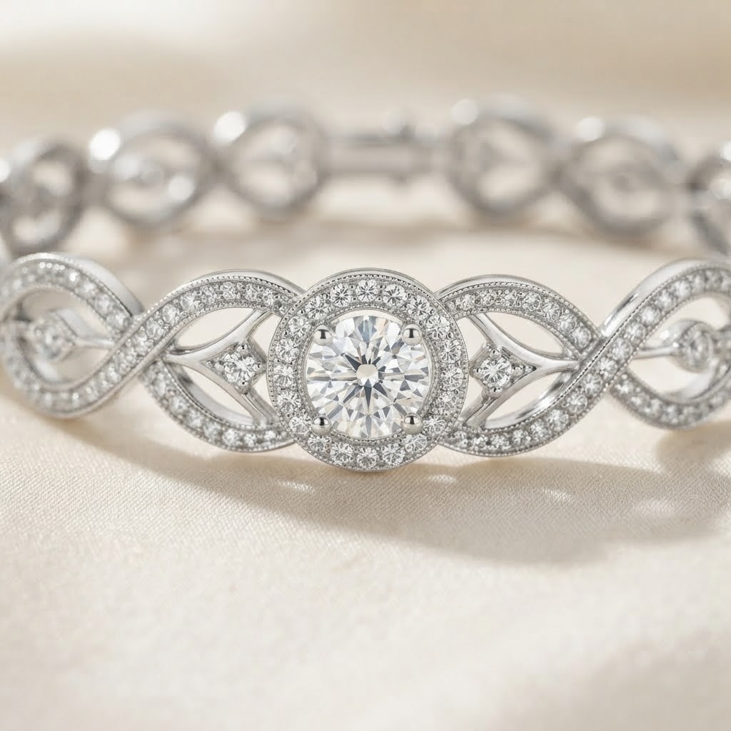 Aurum Vale Rhea Silver Anklet Atelier