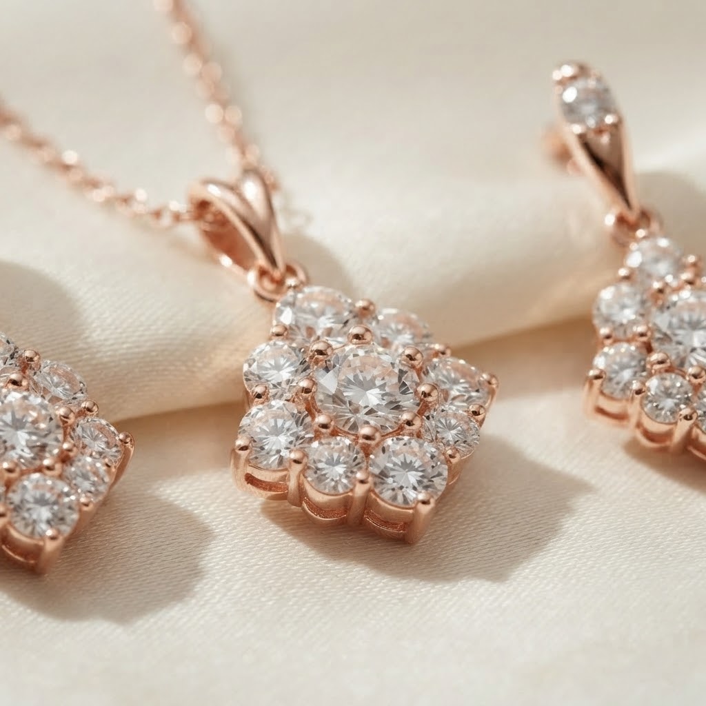 Aurum Vale Rose Gold Ceremony Set