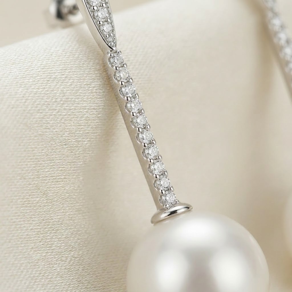 Aurum Vale Tara Pearl Drop Earrings Signature