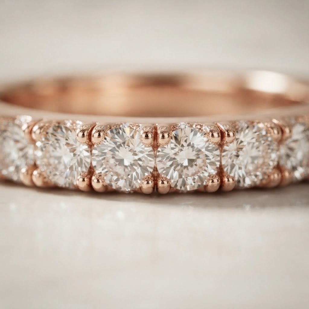 Aurum Vale Veda Rose Gold Band Heirloom